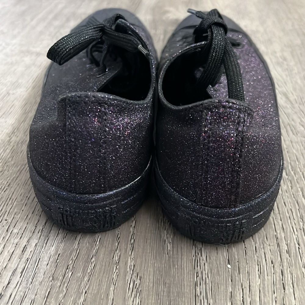 Converse All Star black with purple glitter all over - Picture 4 of 11